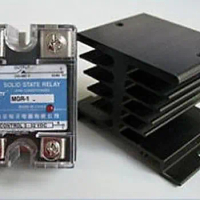 Solid State Relay SSR 5-220V DC, 40A + Heat Sink
