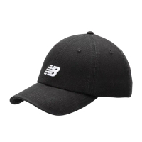 【NEW BALANCE】Hat 男款 女款 黑色 復古 刺繡LOGO 運動 休閒 老帽 棒球帽 LAH91014BK