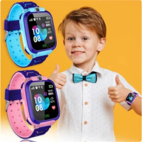 2024 New Kids Smart Watch SOS Call Camera Positioning Two Way Call Voice Chat Waterproof IP67 Children Smartwatch Clock Gift