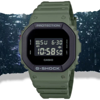 【CASIO 卡西歐】G-SHOCK 街頭時尚 方形電子腕錶 618 年中慶 禮物(DW-5610UU-3)