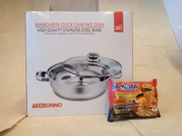 AKebonno Panci 30cm Shabu Shabu Hot Pot Beef Slice Stainless Steel