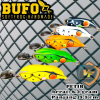 Bufo softfrog petir + lure + soft frog + casting + umpan pancing + umpan gabus + umpan casting