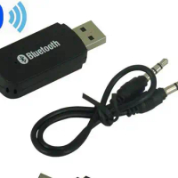 500pcs USB Wireless Bluetooth 5.0 3.5mm Music Audio Car Handsfree Receiver Adapter