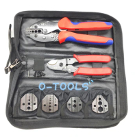 Coaxial cable crimping tool set LY-K05H for RG58 RG6 RG174 RG11 TV cable BNC connector combination plier multi crimping tool kit