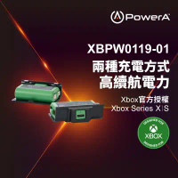 【PowerA】|XBOX 官方授權|遊戲手把同步充電套件(XBPW0119-01)(雙顆組含USB-C充電線)