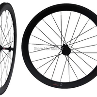 Brand New - Full Carbon Glossy Road Bike 700C Tubular Rim Wheelset Bicycle Wheel 50mm
