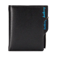 New Wallet men leather men wallets purse short male clutch leather wallet mens money bag quality guarantee K31