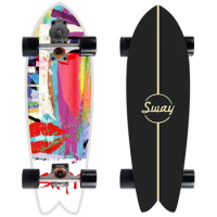 CX7 New Land Surfboard Beginner Surfboard Exercise Brush Street Big Fish Board Walking Skateboard Longboard Penny Board