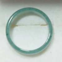 Natural Crystal Blue Water Jade Ring, Rabbit S925 Pendant, Angel S925 Pendant