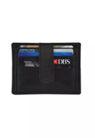 Oxhide Leather Card Holder -Leather Card Case - Leather Card Pouch Oxhide AS4 BLACK