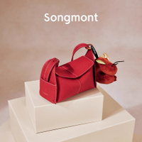 (Ac)Songmont ชุดหูห้อยไม้สนใต้ภูเขา mini กระเป๋าชายคาแมทช์ลุคง่ายพร็อพสะพายข้าง hobo กระเป๋าผู้หญิงก