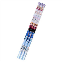 大賀屋 日本製 冰雪奇緣 六角軸鉛筆 2B 3入 學習鉛筆 筆 文具 迪士尼 鉛筆 安娜 艾莎 正版 J00016957