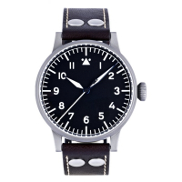 Laco朗坤 Munster 861748夜光飛行機械腕錶-黑/42mm
