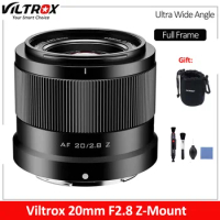 VILTROX 20mm F2.8 Sony FE Nikon Z Lens Auto Focus Full Frame Ultra Wide Fixed Lens for Sony E Nikon Z Mount Mirrorless Camera