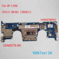 DA00GFMBAF0 For HP ProBook C1030 Laptop Motherboard With CPU i7-10610U PN:M25776-001 100% Test OK
