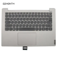 (Silver) New For Lenovo ideapad S340-14 S340-14API S340-14IIL Palmrest Top Case w/ Keyboard 5CB0S18399