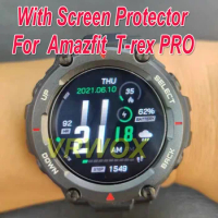 2Pcs Glass Protector For Huami Amazfit Trex 2 T-rex PRO HD Clear Anti-Scratch Tempered Glass Explosion-proof Screen Protector