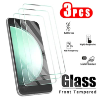 3pcs Tempered Glass for Samsung Galaxy S23 FE Screen Protectors Protective Glass for Samsung S23 S22 S21 Plus + S20 Fe Case
