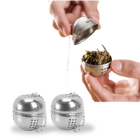 【濾渣神器】可掛式不鏽鋼泡茶滷包球-2入(調料球 滷料 煲湯 火鍋 香料包 過濾網 料理 茶具 茶葉 過濾)