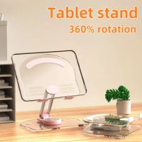 Tablet desktop stand suitable for iPad Pro 9.7 Air 4 5 Mini 6 11 Mi Pad transparent acrylic desktop phone stand
