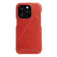【n max n】iPhone14 Pro 經典系列全包覆手機皮套-辣椒紅(AP-14PR-7504)