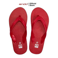 Ando Sandal Jepit Hawaii Pria Dewasa navy 42 Merah