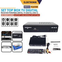 Set Top Box STB TV Digital DVB-T2 Taffware Dz USB Dongle WIFI STB-DZ