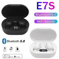 E7S TWS Fone Bluetooth Earphone 5.2 Wireless Headphones Noise Cancelling Earbuds with Mic Wireless Bluetooth Headset for Xiaomi
