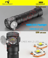 SKILHUNT H03F - RC Headlamp Anti Air Outdoor Camping Gunung WaterProof