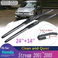Car Wiper Blade for Honda Stream 2001 2002 2003 2004 2005 Front Windscreen Wipers Car Accessories Goods RN1 RN2 RN3 RN4 RN5