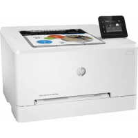 Color LaserJet Pro M255dw Wireless Laser Printer, Remote Mobile Print, Duplex Printing, Works with Alexa (7KW64A), White