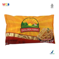 Golden Farm French Fries Crinkle Cut 1kg - Kentang Goreng Beku Bergelombang, Renyah & Lezat