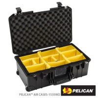 美國 PELICAN 1535WD Air 含隔板輪座拉桿氣密箱 公司貨