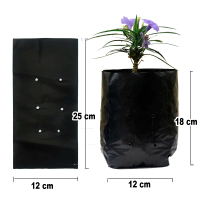 JIRIFARM - Polybag Tanaman 35 x 35 Tebal Awet Plastik Polibag Besar 35 x 35 Bibit Sayuran Buah 10pcs