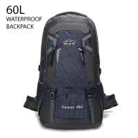 60L Hiking Backpack Waterproof Backpack /Climbing Travel Backpack / Travel Bag Hiking / Beg Galas Be