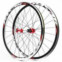 PASAK 700C Wheelset Road Bike Sealed Bearings V Brake Wheels Aluminum Alloy Rim 11 Speed 30MM Rims 1650g Wheel Set