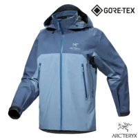 【ARCTERYX 始祖鳥】男 Beta AR G-Tex 3L防水透氣連帽外套/X000007082 石洗藍/深石洗藍