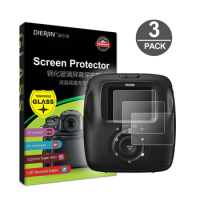 3x Tempered Glass Screen Protector for Fujifilm instax SQUARE SQ20 mini Liplay Evo Camera