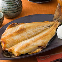 去頭 冷凍花魚蝴蝶開(有鹽)真空包 330G±10%/ホッケの一夜干し(頭なし) 330G±10%