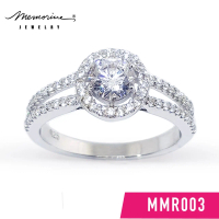 แหวนเงินแท้ Memorine Jewelry MMR003 แถมกล่องกำมะหยี่ฟรี!