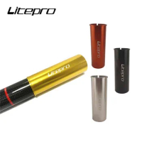 LP Litepro 33.9mm Seatpost Protector Cover Folding Bicycle Aluminum Alloy Seat Tube Protective Sleeve Shim Bushing