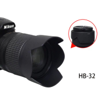 BIZOE Camera HB-32 Lens Hood 67mm Nikon18-105 18-140mm camera D7500 D7200 D7100 D7000 D5600 D5400 SLR D5300 accessories reversed