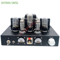 AIYIMA SMSL Handmade HiFi 6P1 Vacuum Tube Amplifier Integrated Stereo Single-ended Class A Headphone Amp Sound Tube Amplifier