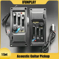 EQ-505R Acoustic Guitar Pickup 3 Band Guitar Preamp Amplifier Equalizer Piezo Pickup Guitarra Accessories