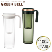 GREEN BELL 綠貝濾網冷水壺1100ml(2入)