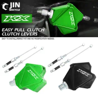 For Kawasaki KX80 KX85 KX100 KX125 KX250 KX500 KLX 140 /L/G 250R 650 KX 125 Motorcycle Stunt Clutch Lever Easy Pull Cable System