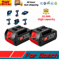 NEW For BOSCH 18V battery 10.0AH Li-ion battery gba 18v battery Professional GSR GSB BAT618 BAT618G BAT609 GSR18V GBA18V BAT610