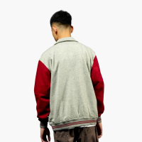 Roughneck VB014 Grey No Days Off Varsity Jacket