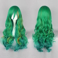 Yowamushi Pedal Yuusuke Makishima Yusuke Long Green Blue Brown Anime Cosplay Wigs