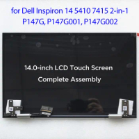 14.0''inch Laptop LCD Touch Screen Complete Assembly for DELL Inspiron 14 5410 7415 2-in-1 P147G001 P147G002 FHD 1920x1080